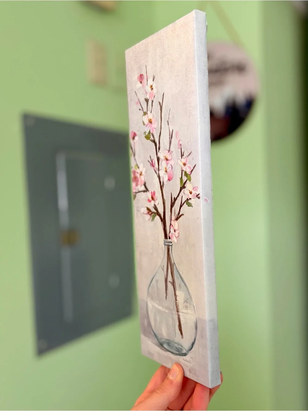Floral Vased Florals Print on Canvas Wall Decor